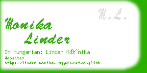 monika linder business card